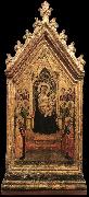 DADDI, Bernardo Madonna and Child Enthroned with Angels and Saints dfg oil